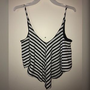 Wet Seal Striped Crop Top